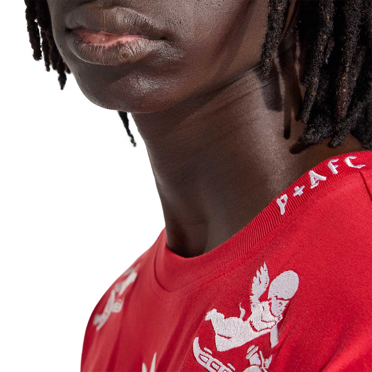 ADIDAS ARSENAL X PLACES+FACES TEE - BETTER SCARLET