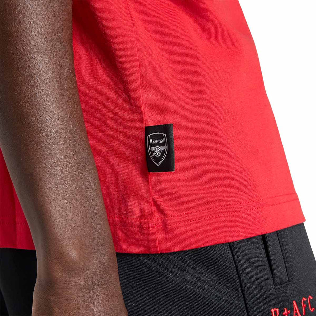 ADIDAS ARSENAL X PLACES+FACES TEE - BETTER SCARLET