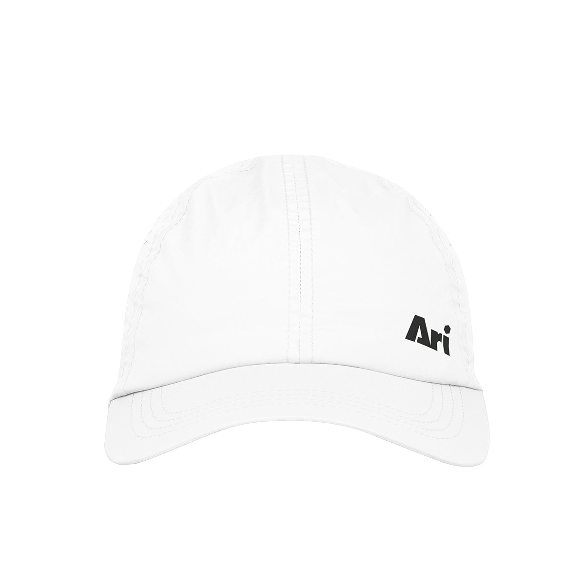Ari Essential Dash Running Cap White Black Silver