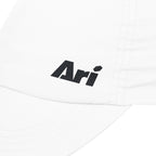 Ari Essential Dash Running Cap White Black Silver