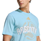 ADIDAS ARGENTINA OLP TEE - ICEY BLUE