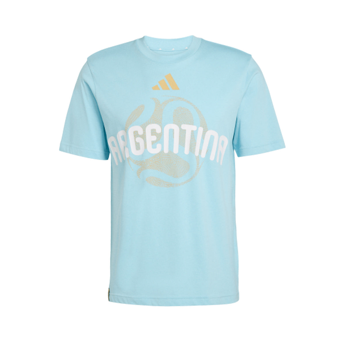 ADIDAS ARGENTINA OLP TEE - ICEY BLUE
