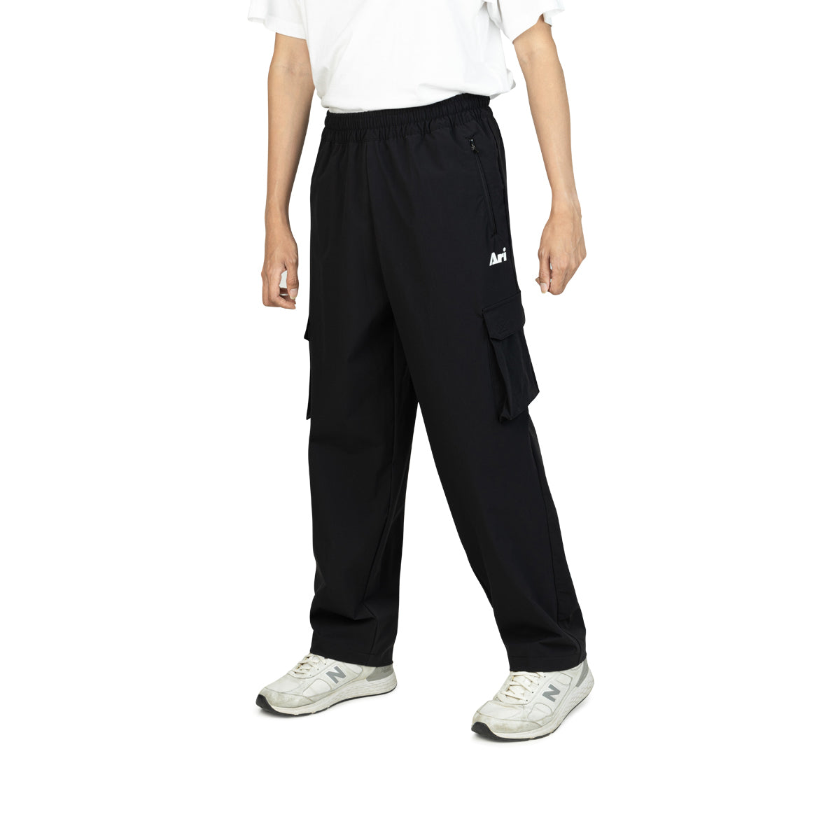ARI ADEPT CARGO PANTS - BLACK/BLACK/WHITE	