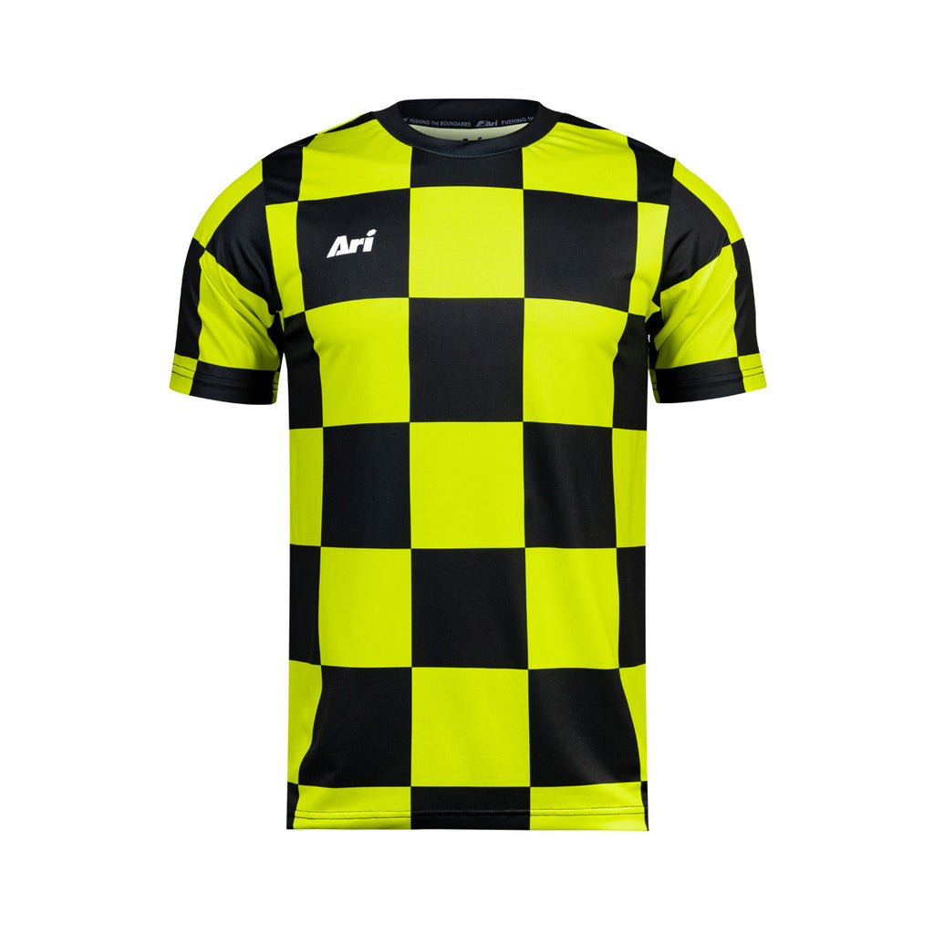  ARI ADEPT CHECKER TEAM JERSEY - LIME GREEN/BLACK/WHITE