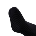 Ari Adept Terry Running Qtr Socks Black White Black