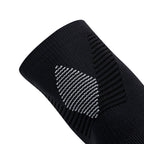 Ari Adept Terry Running Qtr Socks Black White Black