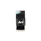 Ari Adept Terry Running Qtr Socks Black White Black