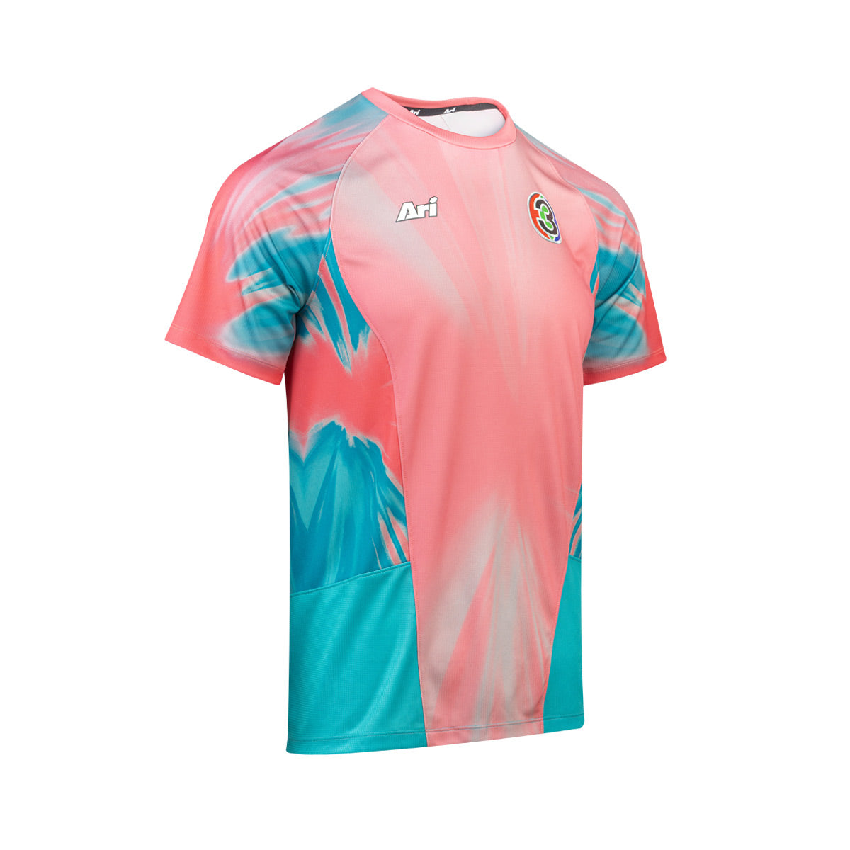 ARI CH3 56ANNIV M PUNCH TEAM MATCH JERSEY - PUNCH PINK/TURQUOISE/TEAL