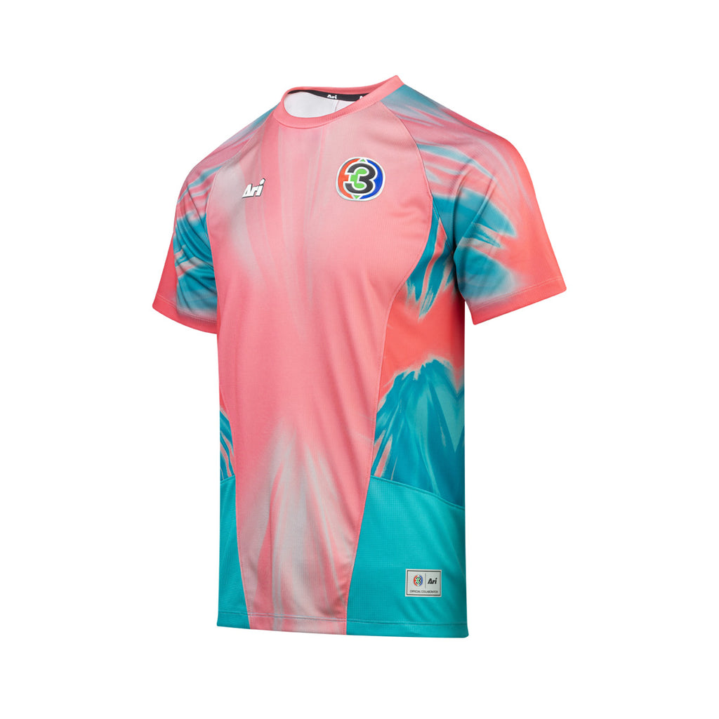 ARI CH3 56ANNIV M PUNCH TEAM MATCH JERSEY - PUNCH PINK/TURQUOISE/TEAL