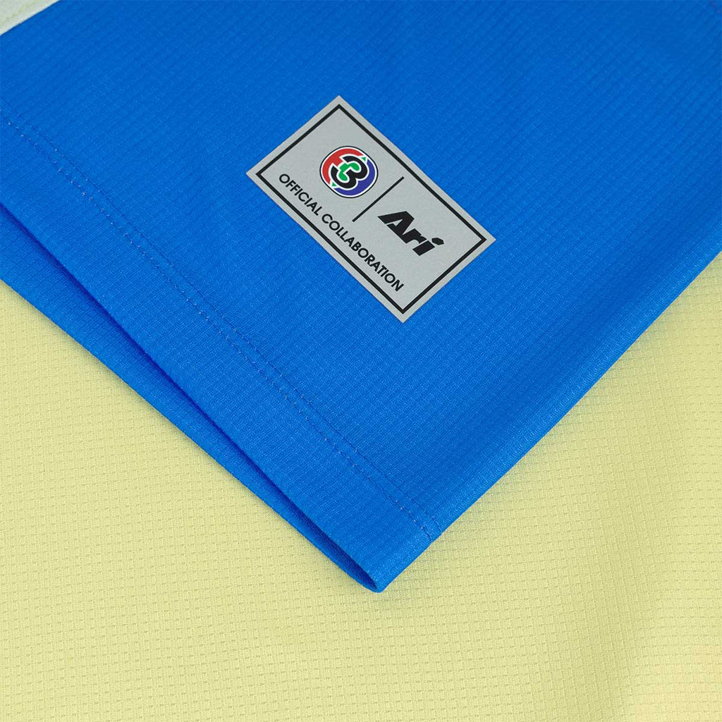 ARI CH3 56ANNIV M TURMERIC TEAM MATCH JERSEY - TURMERIC YELLOW/SAPPHIRE BLUE/SKY BLUE