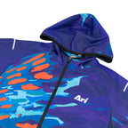 Ari Elite Frostbloom Running Windbreaker Blue Purple Orange