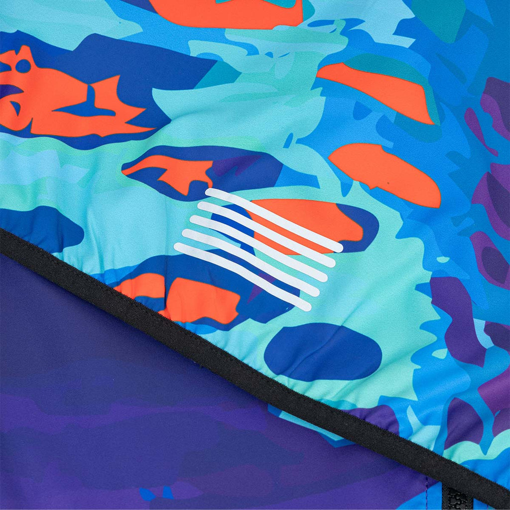 Ari Elite Frostbloom Running Windbreaker Blue Purple Orange