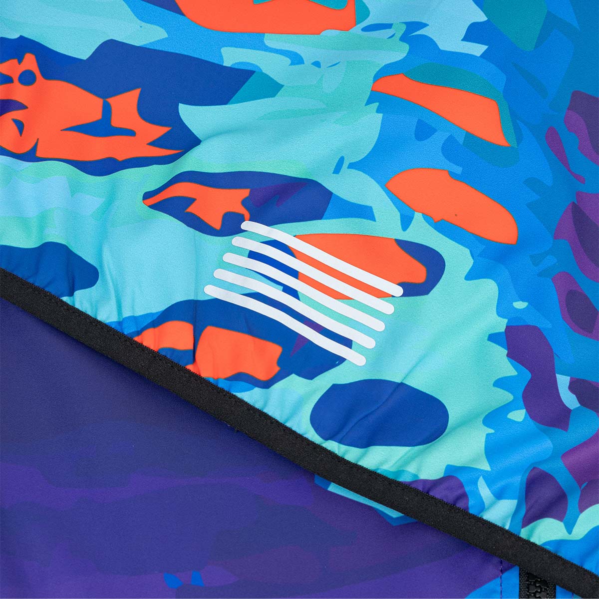 Ari Elite Frostbloom Running Windbreaker Blue Purple Orange