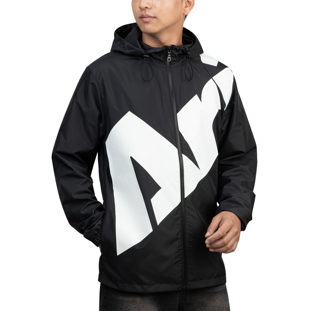 ARI ESSENTIAL BIG LOGO WINDBREAKER - BLACK/WHITE/BLACK