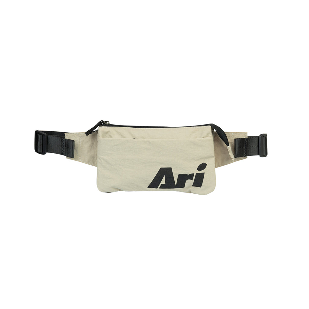 ARI ESSENTIAL URBAN CROSSBODY BAG - BEIGE/BLACK/BEIGE