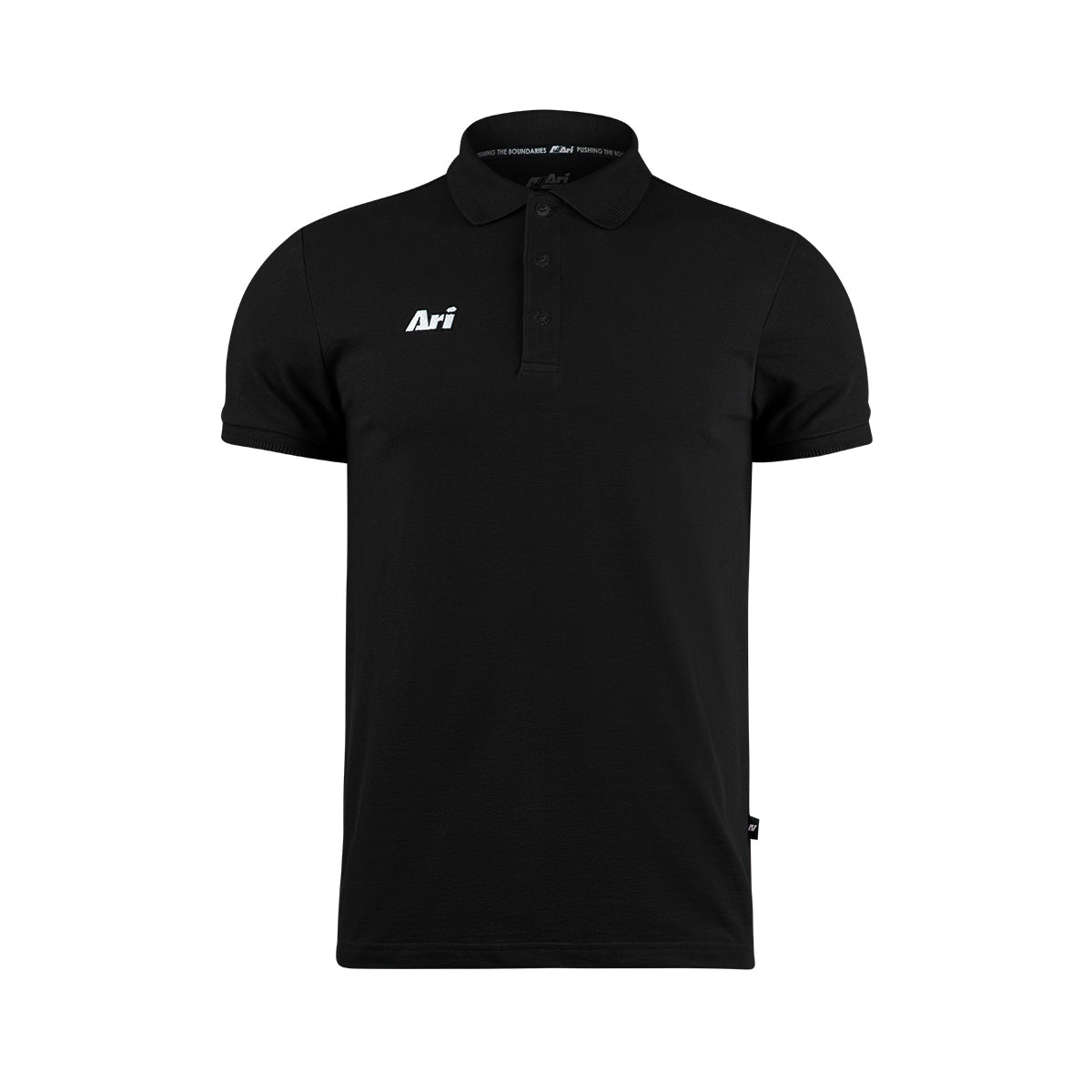ARI ESSENTIAL SMART POLO - BLACK/WHITE
