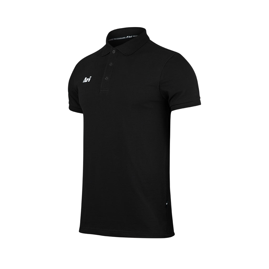 ARI ESSENTIAL SMART POLO - BLACK/WHITE