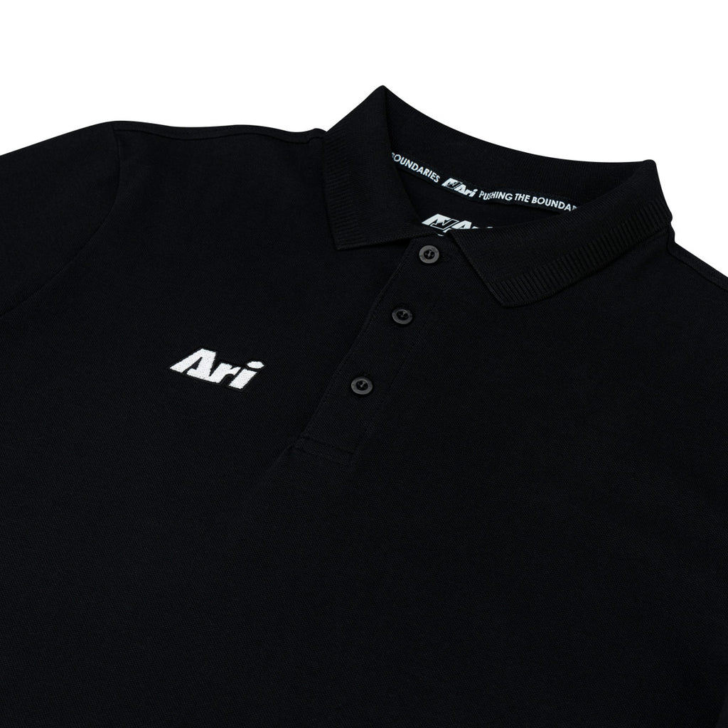 ARI ESSENTIAL SMART POLO - BLACK/WHITE
