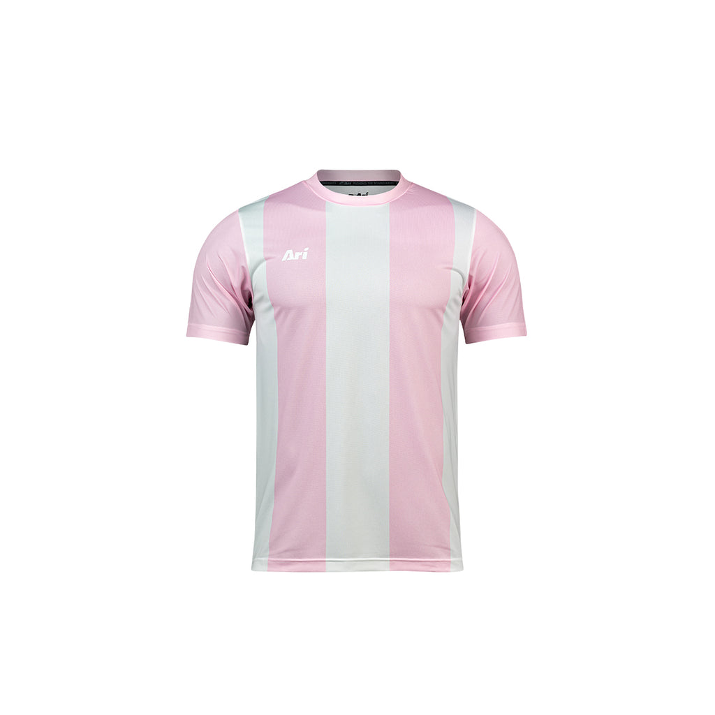 ARI KIDS ADEPT STRIPES TEAM JERSEY - PINK/WHITE/WHITE
