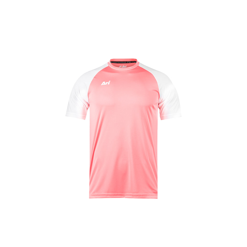 ARI KIDS ESSENTIAL 2TONES TEAM JERSEY - NEON PINK/NEON PINK/WHITE