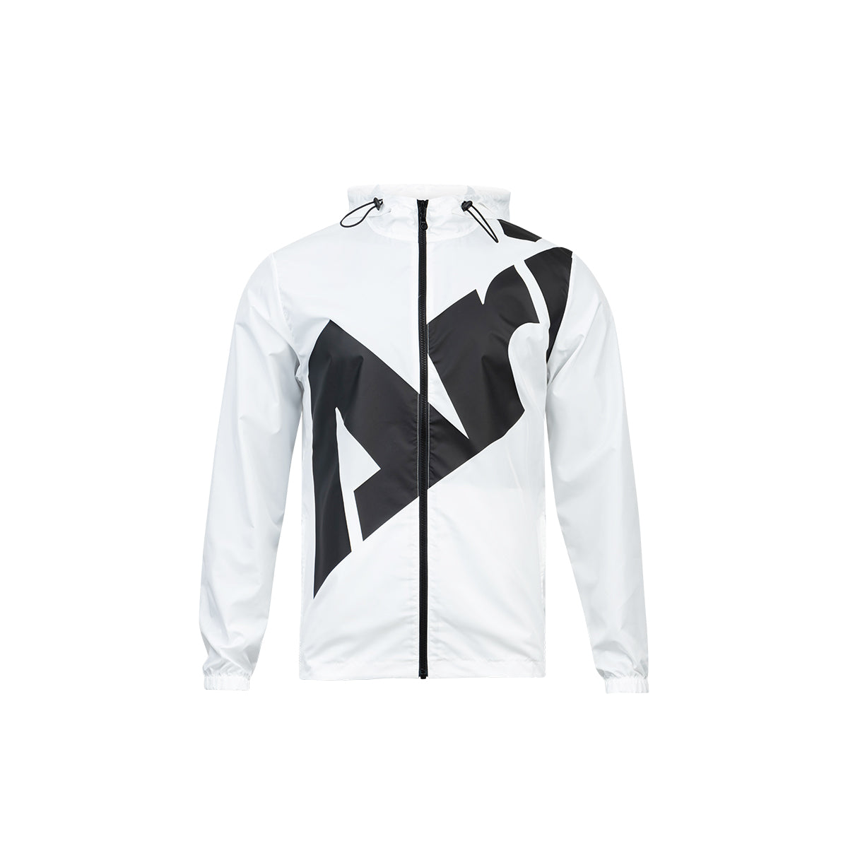 ARI KIDS ESSENTIAL BIG LOGO WINDBREAKER - WHITE/BLACK/WHITE