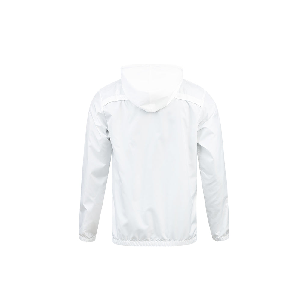 ARI KIDS ESSENTIAL BIG LOGO WINDBREAKER - WHITE/BLACK/WHITE