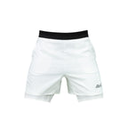 Ari Men Breathe 2in1 V3 Running Shorts 3 Inches White White Silver