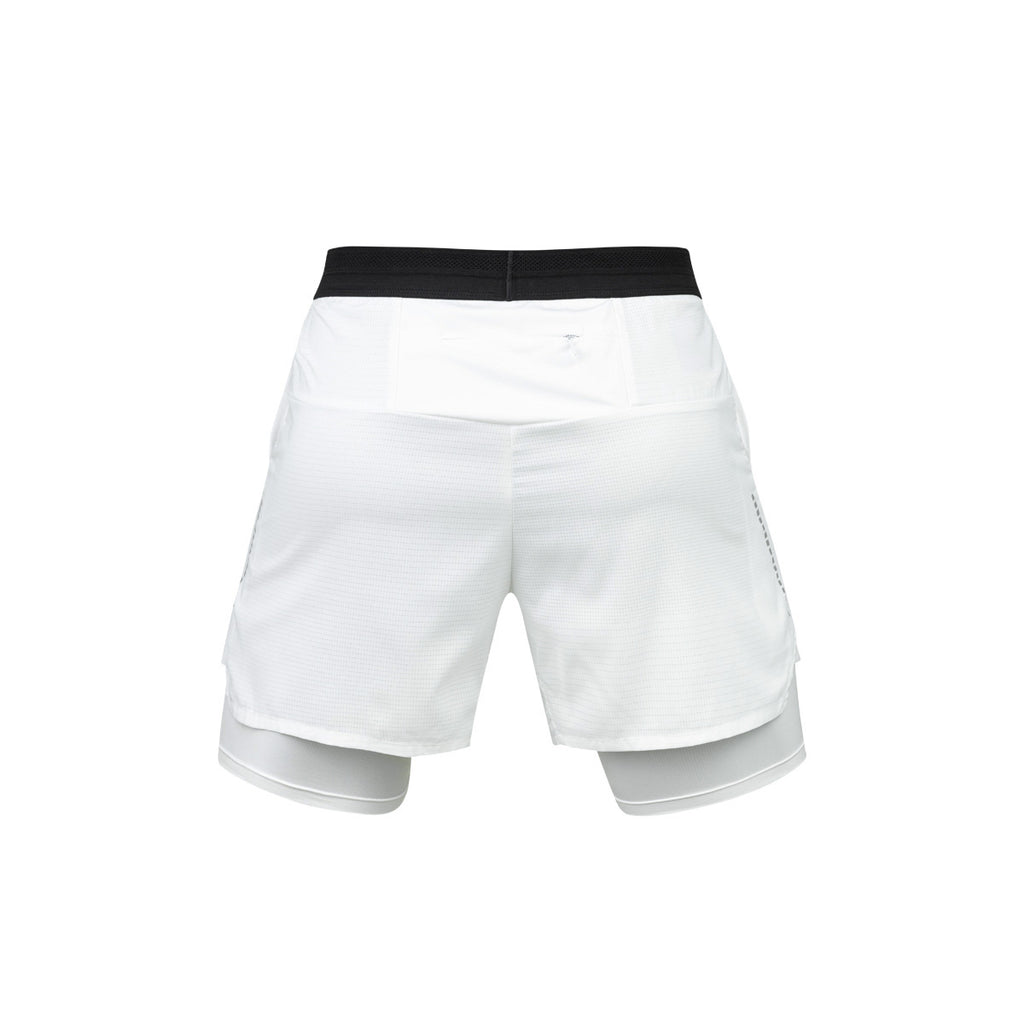 Ari Women Breathe 2in1 V3 Running Shorts 3 Inches White White Silver