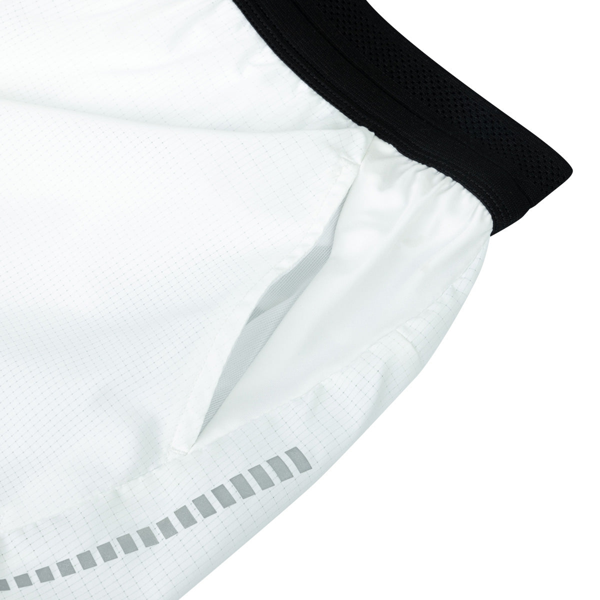 Ari Men Breathe 2in1 V3 Running Shorts 3 Inches White White Silver