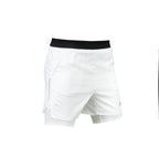Ari Women Breathe 2in1 V3 Running Shorts 3 Inches White White Silver
