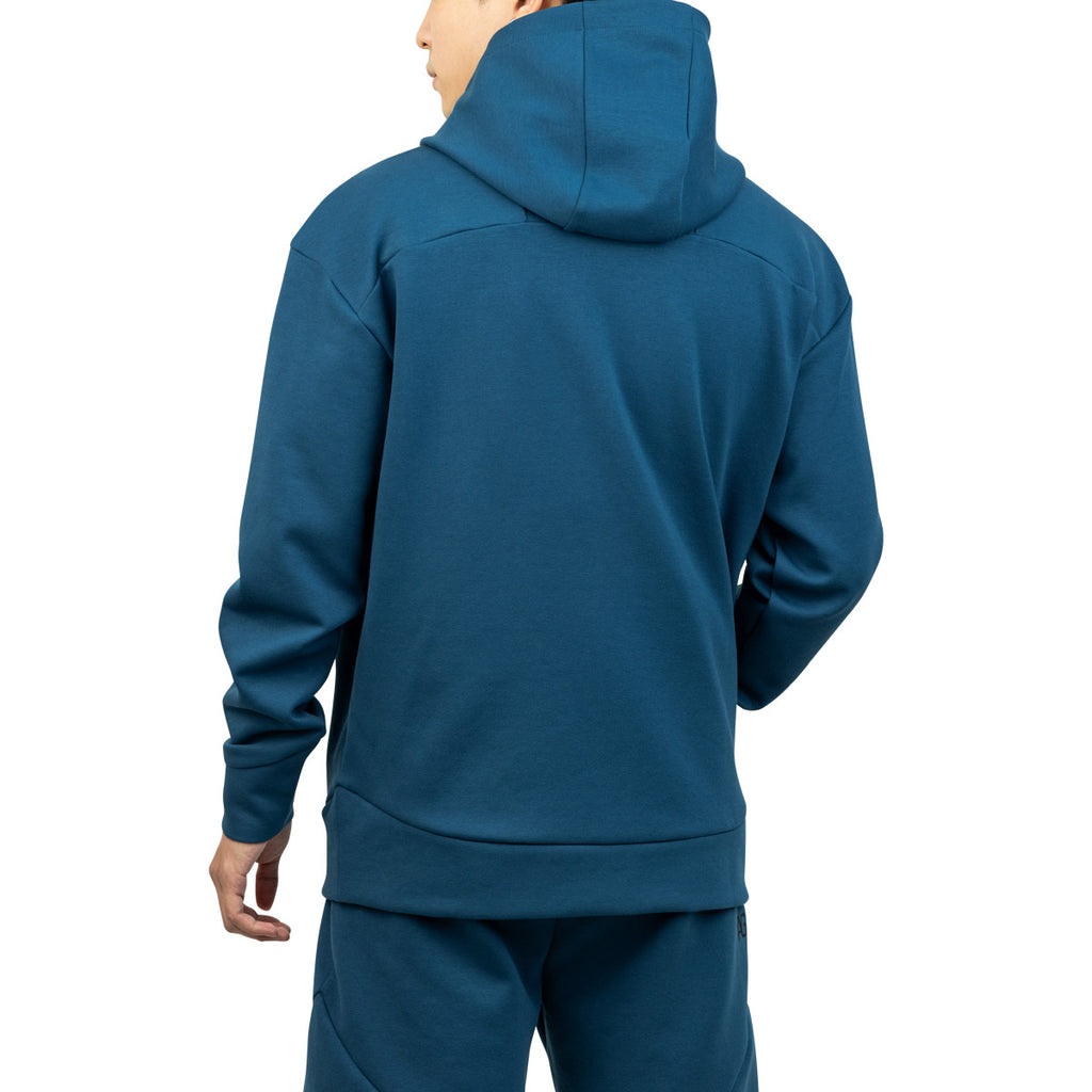 ARI TAG FULL ZIP HOODED JACKET - NAVY/NAVY/BLACK