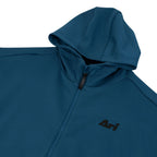ARI TAG FULL ZIP HOODED JACKET - NAVY/NAVY/BLACK