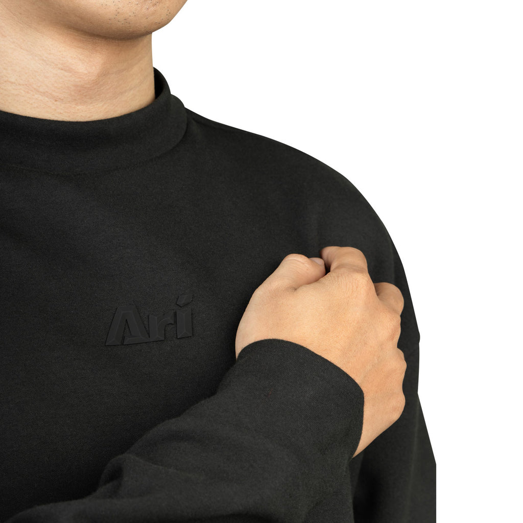 ARI TAG SWEATSHIRTS - BLACK/BLACK/BLACK