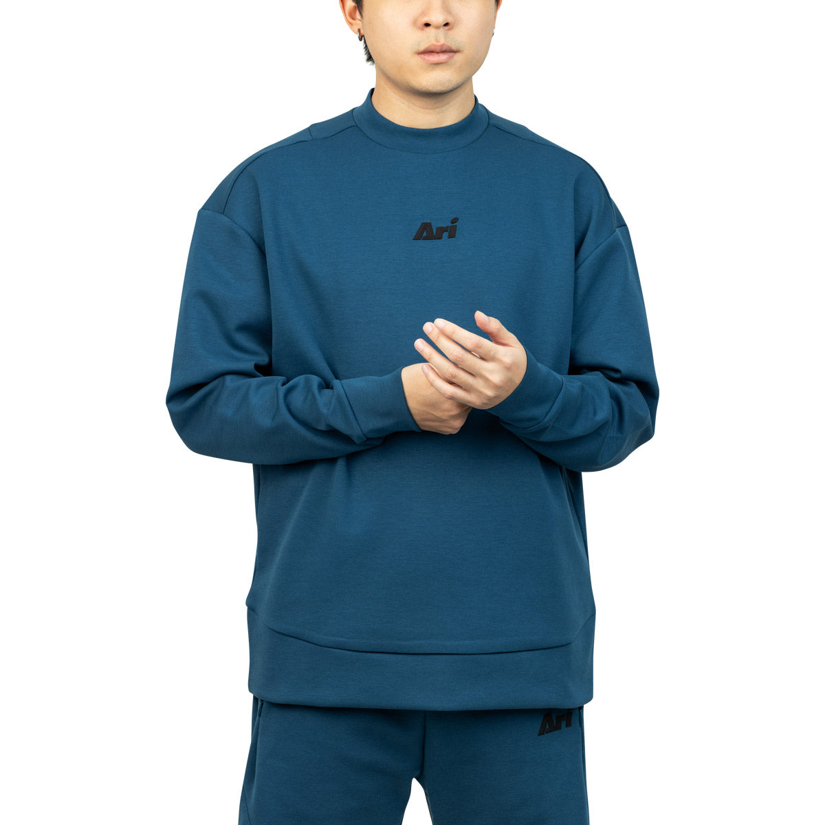 ARI TAG SWEATSHIRTS - NAVY/NAVY/BLACK