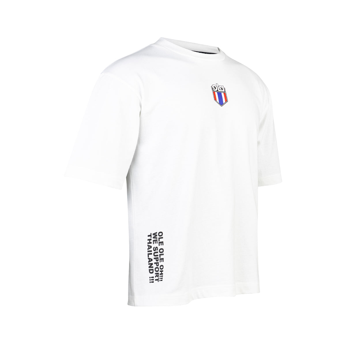 ARI THAILAND 12 OLE OLE OH OVERSIZED TEE - WHITE/BLUE/RED
