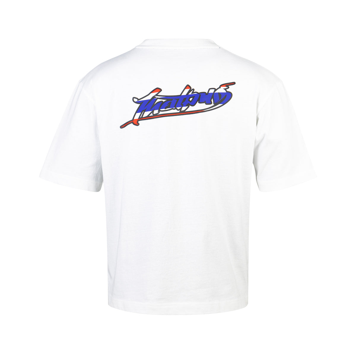 ARI THAILAND 12 OLE OLE OH OVERSIZED TEE - WHITE/BLUE/RED