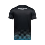 Ari Unisex Arc Graphic Running Tee Black Blue Silver