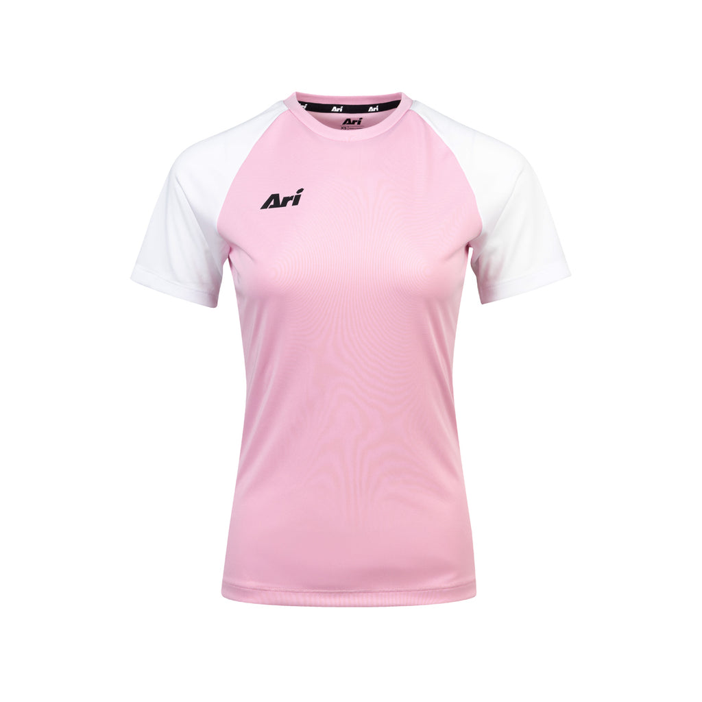 ARI WOMEN ESSENTIAL 2TONES TEAM JERSEY - PINK/PINK/WHITE
