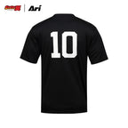 ARI X TSUBASA 2025 HYUGA SCHOOL JERSEY - BLACK/WHITE/BLACK