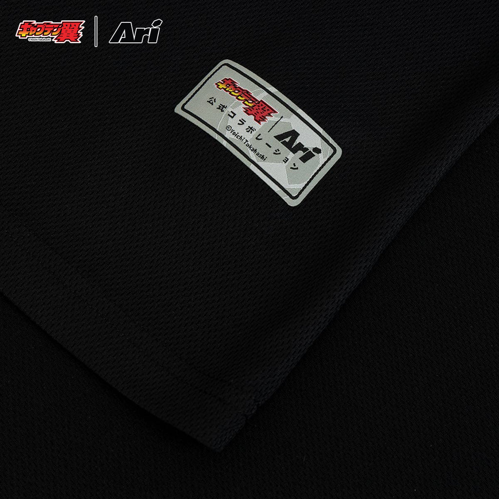 ARI X TSUBASA 2025 HYUGA SCHOOL JERSEY - BLACK/WHITE/BLACK