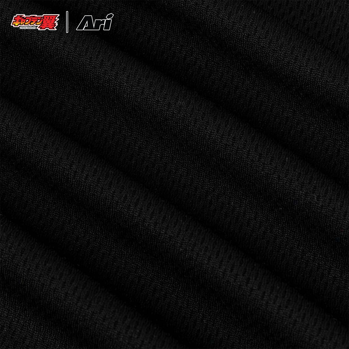ARI X TSUBASA 2025 HYUGA SCHOOL JERSEY - BLACK/WHITE/BLACK
