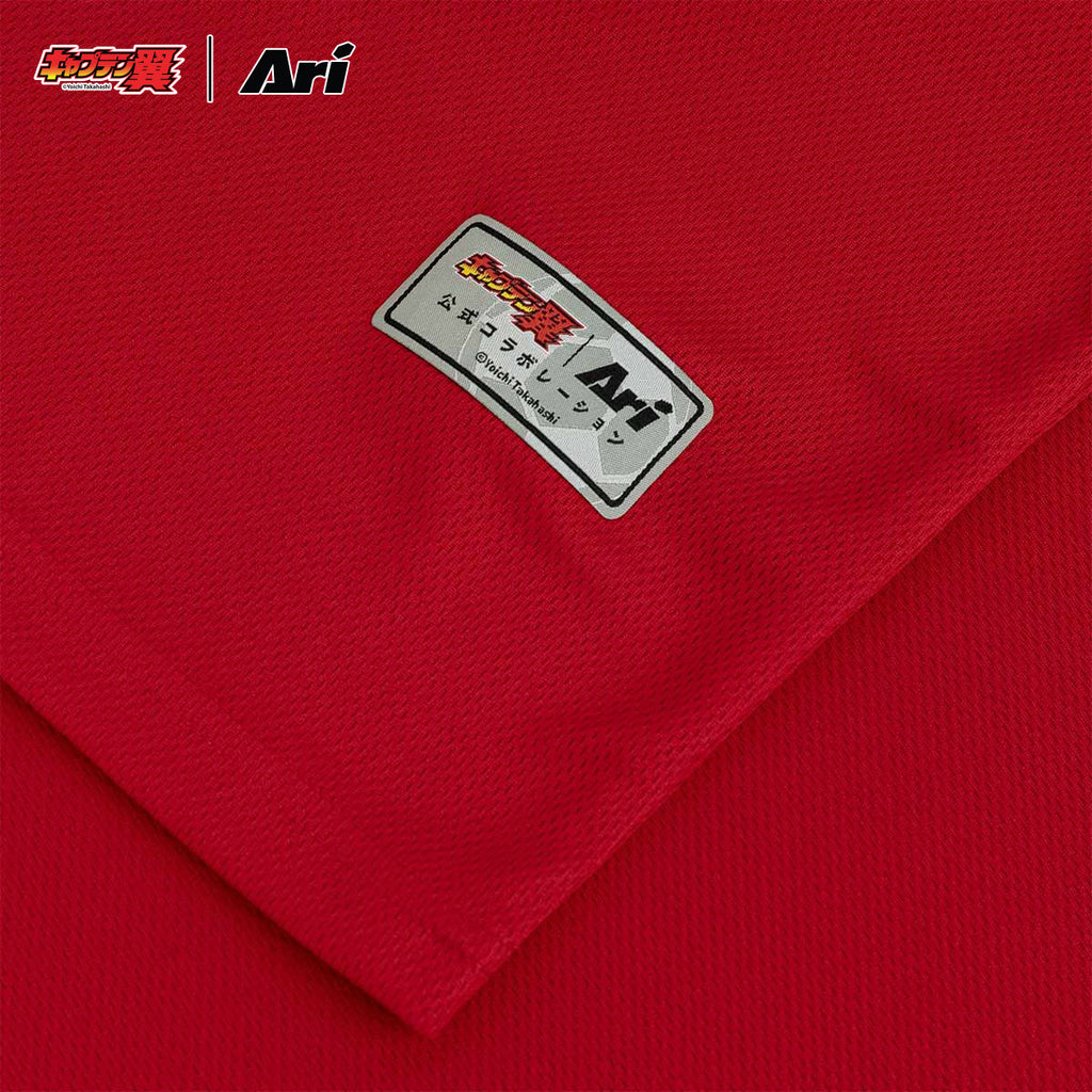 ARI X TSUBASA 2025 WAKABAYASHI SCHOOL LS JERSEY - RED/WHITE/BLACK