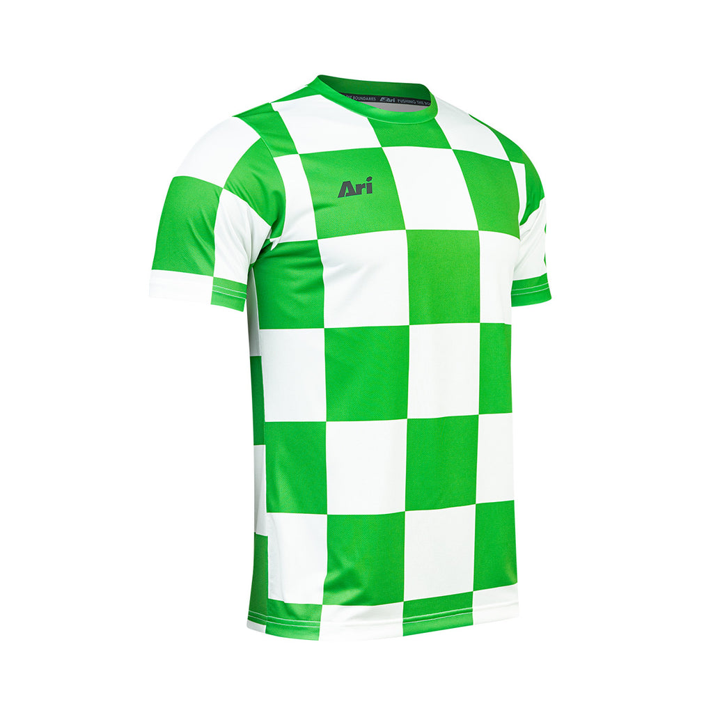  ARI ADEPT CHECKER TEAM JERSEY - GREEN/WHITE/BLACK