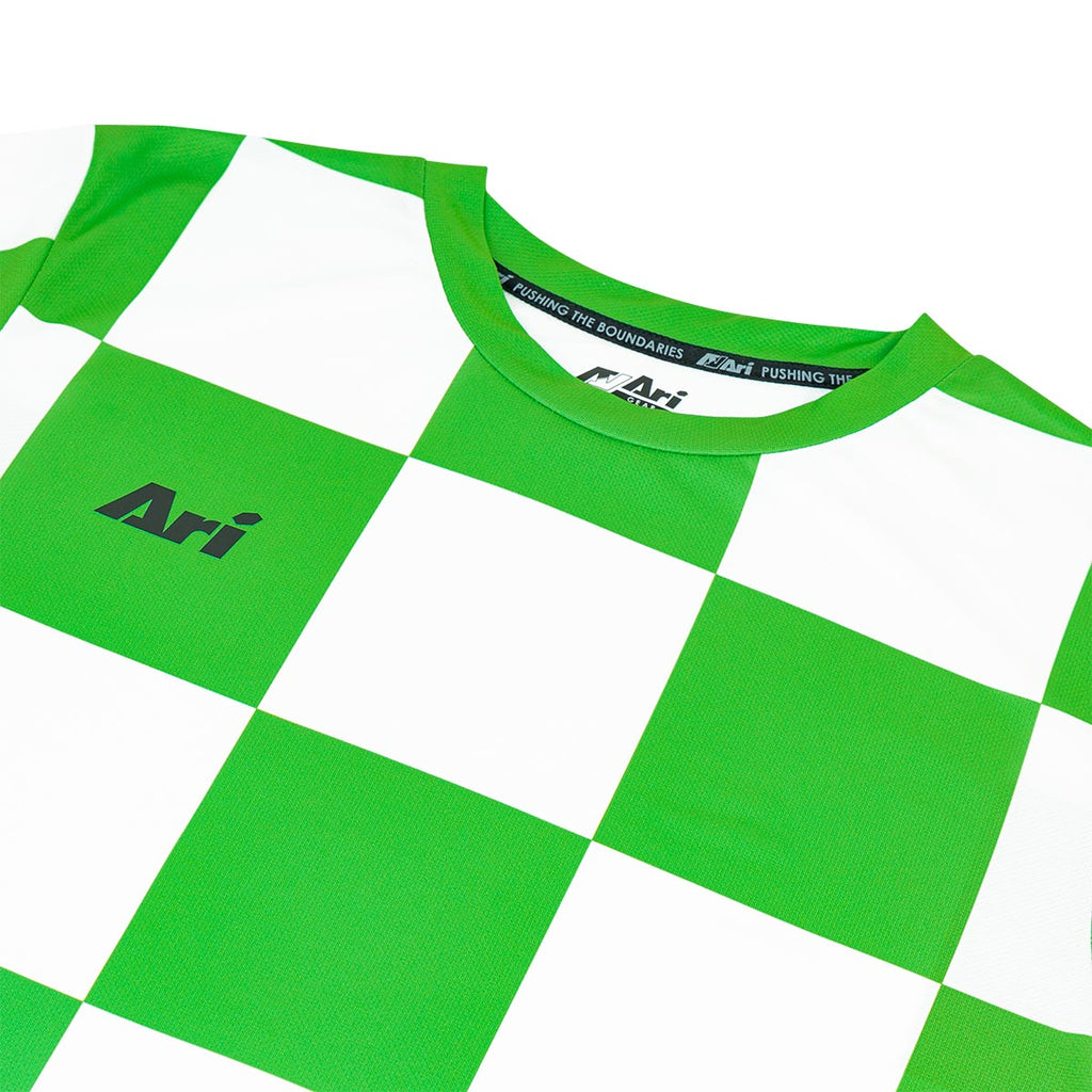  ARI ADEPT CHECKER TEAM JERSEY - GREEN/WHITE/BLACK