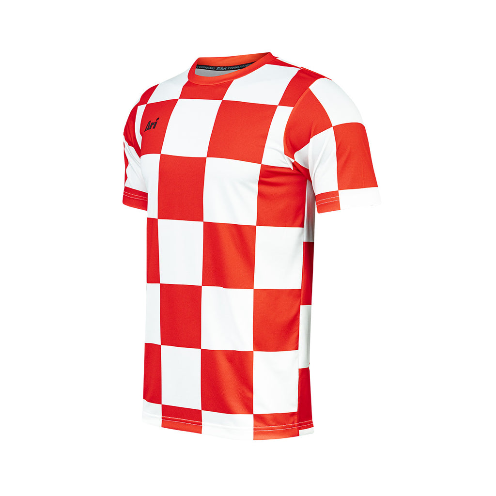  ARI ADEPT CHECKER TEAM JERSEY- RED/WHITE/BLACK
