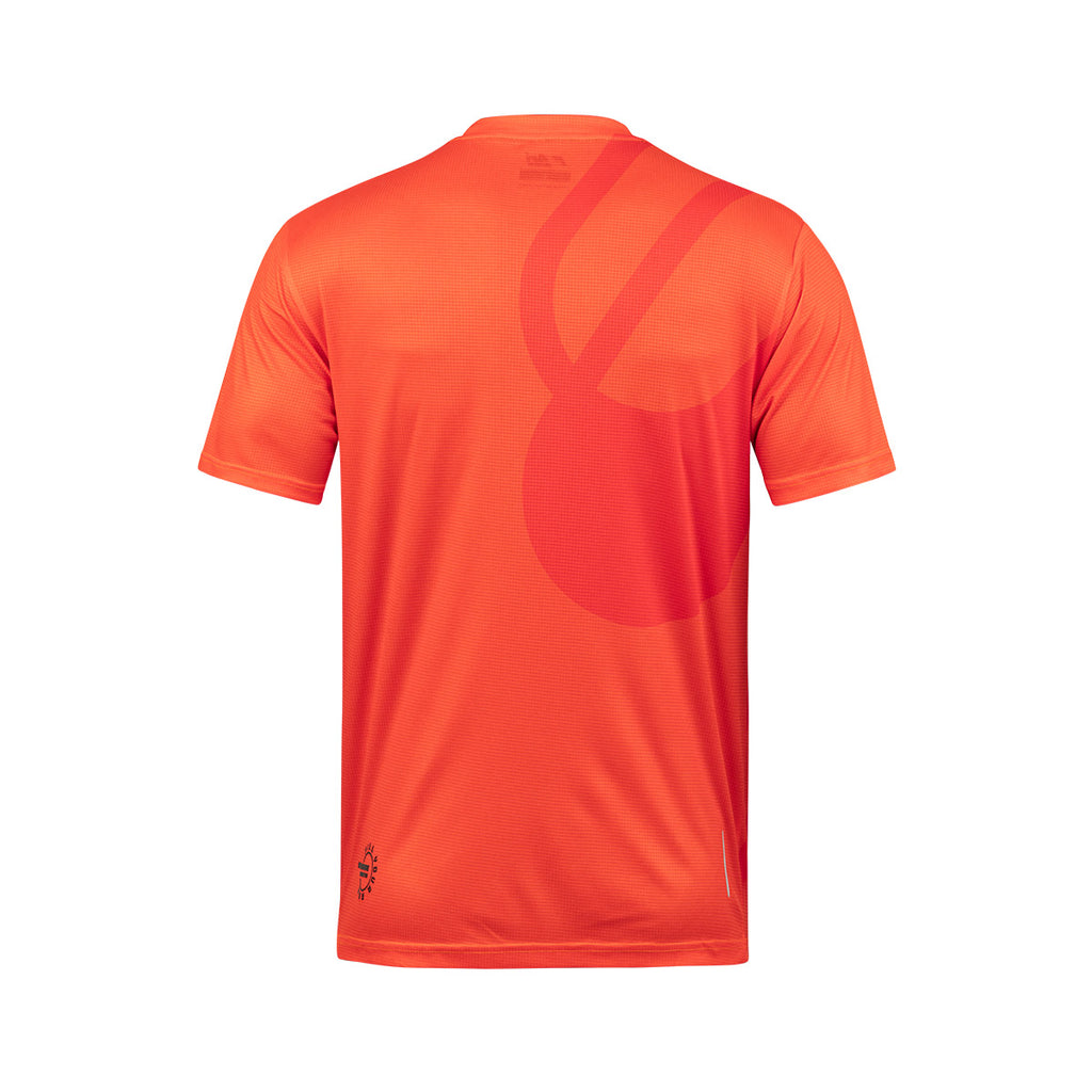 ARI ADEPT SIGNATURE RUNNING TEE - RED/BLACK/SILVER