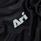 Ari Adept Signature Running Tee Black Silver Grey