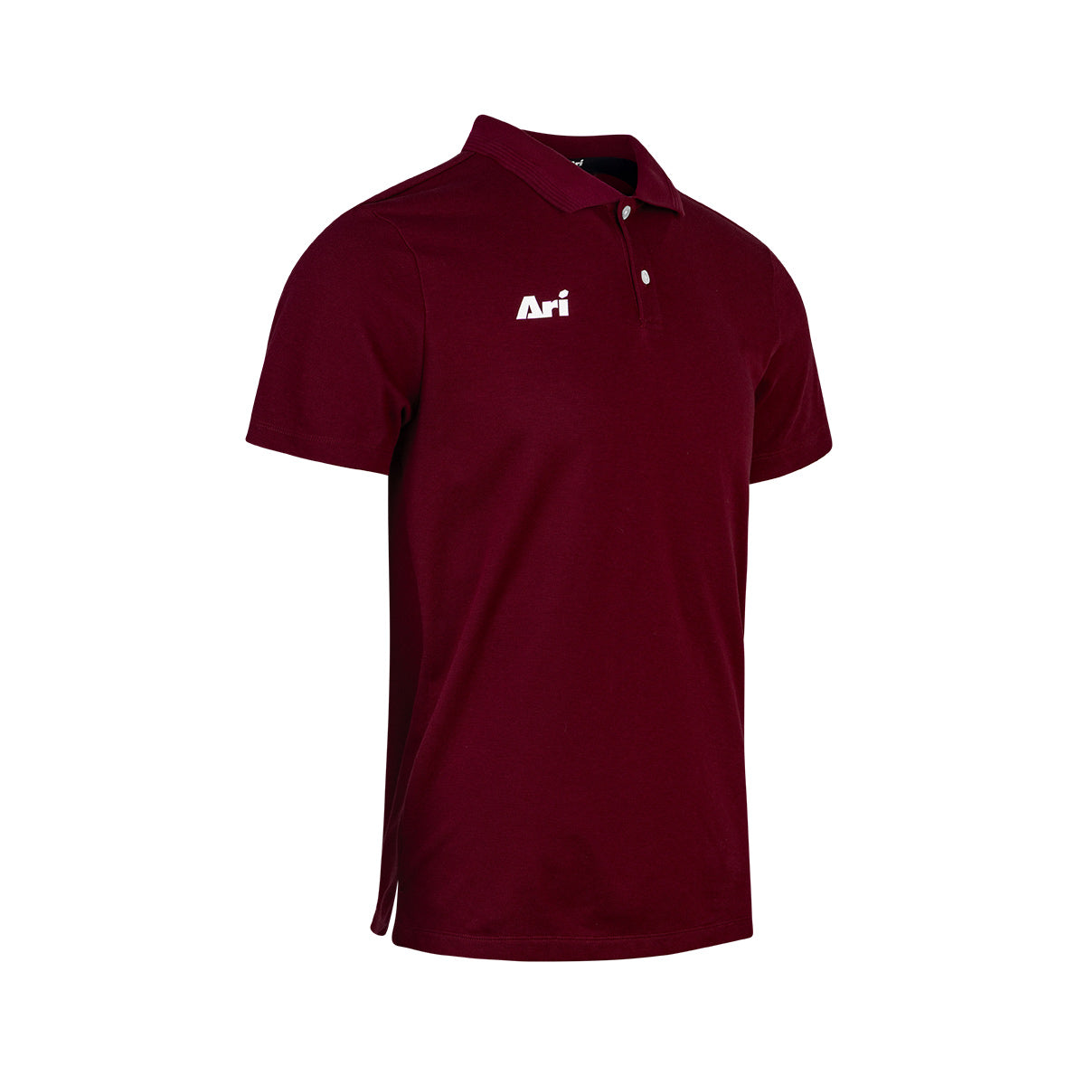 ARI ADEPT SMART POLO - BURGUNDY/WHITE/BURGUNDY