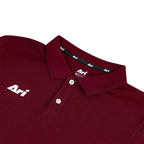 ARI ADEPT SMART POLO - BURGUNDY/WHITE/BURGUNDY