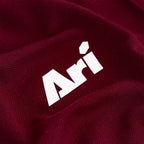 ARI ADEPT SMART POLO - BURGUNDY/WHITE/BURGUNDY